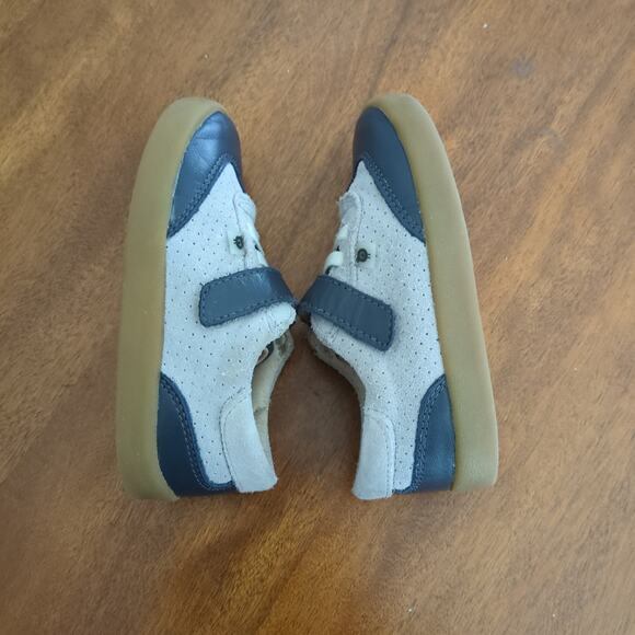 OLD SOLES Leezy | Navy/Grey Suede shoes toddler size EUR25 / US9 GUC - Picture 3 of 6